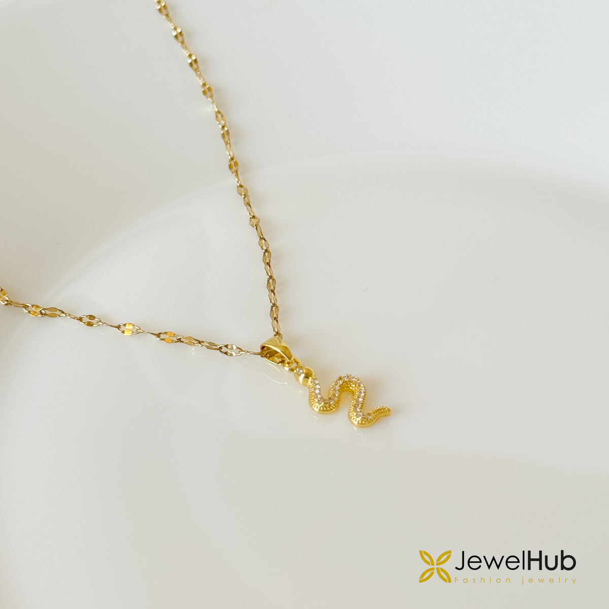 Gold Snake Necklace