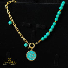 Load image into Gallery viewer, فصبرا جميلا Turquoise U-link Set