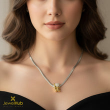 Load image into Gallery viewer, Love Necklace with a Snake Appeared Chain
