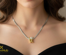 Load image into Gallery viewer, Love Necklace with a Snake Appeared Chain