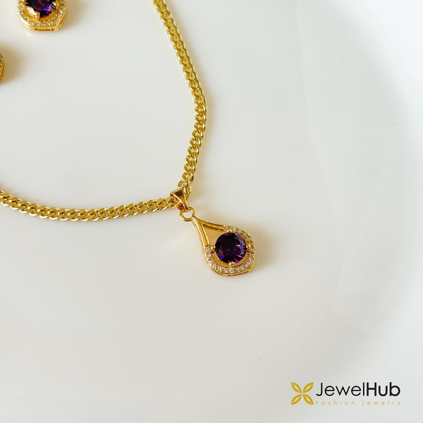 Amethyst CZ Gourmet Set