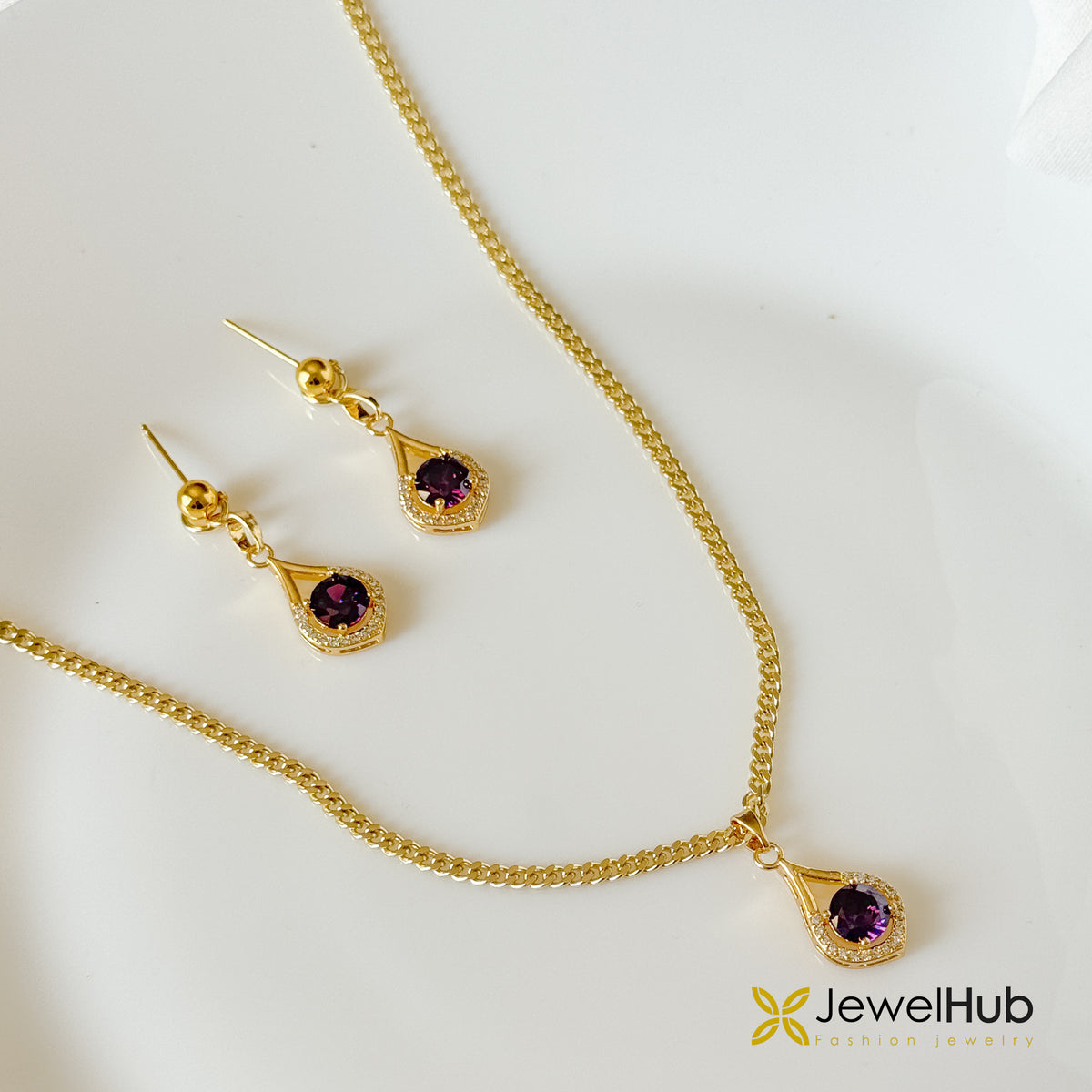 Amethyst CZ Gourmet Set