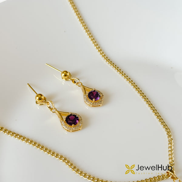 Amethyst CZ Gourmet Set