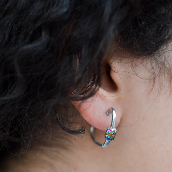 Prism Glow Stud Earrings