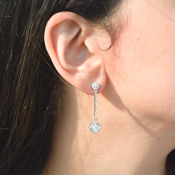 Shimmer Drop Earrings