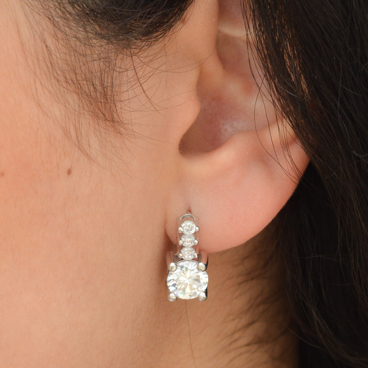 Diamond Drop Earrings