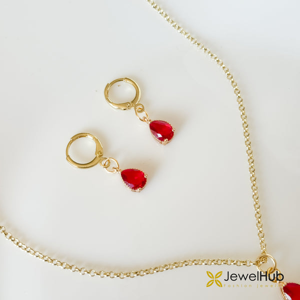 Ruby Drop Set