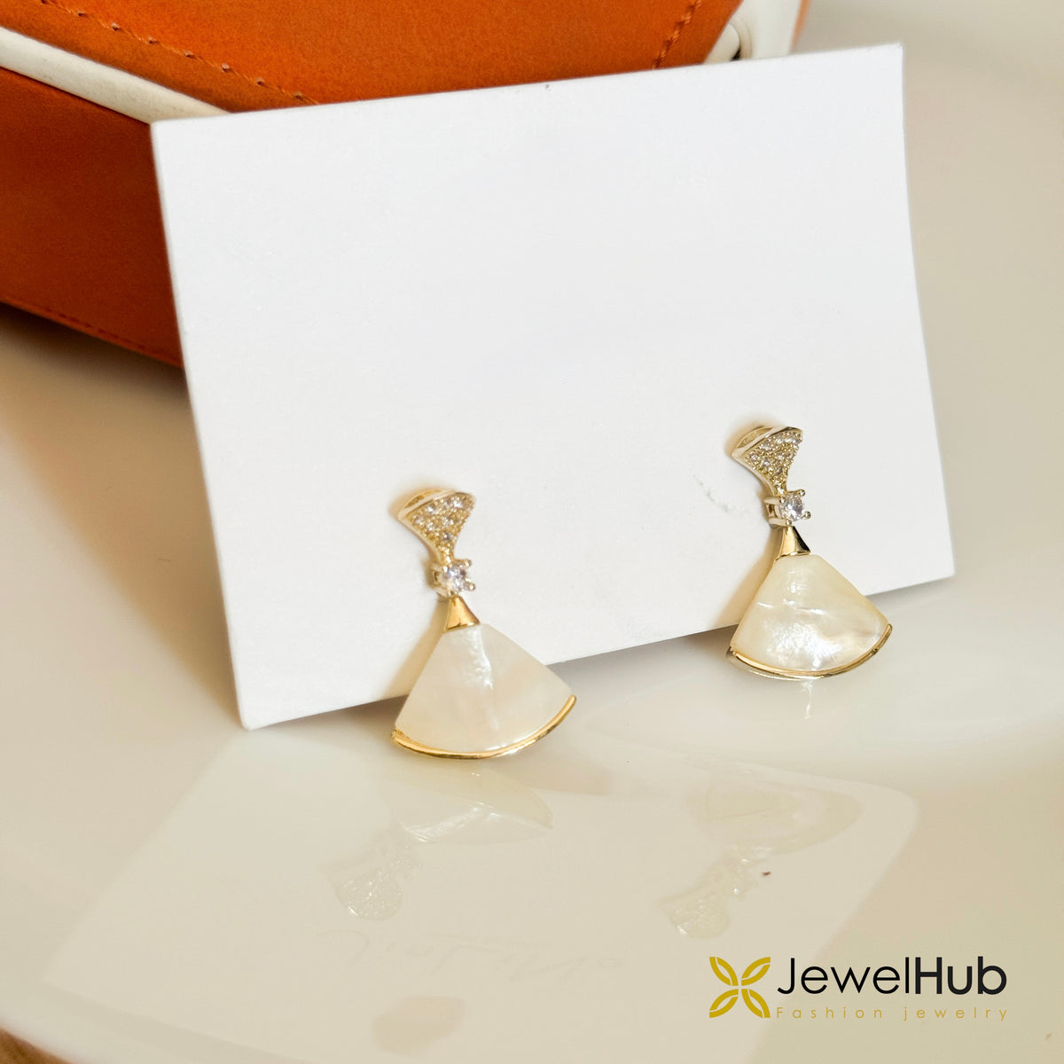 Ivory Fan Earrings