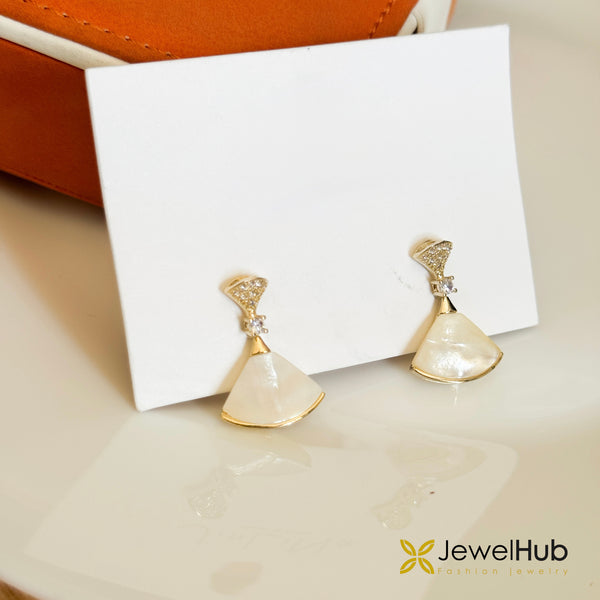 Ivory Fan Earrings