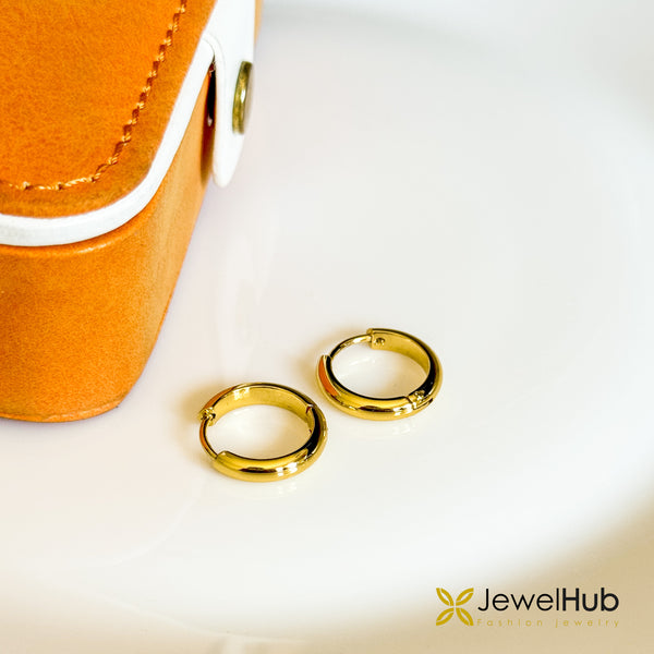 Chunky Mini Gold Hoops
