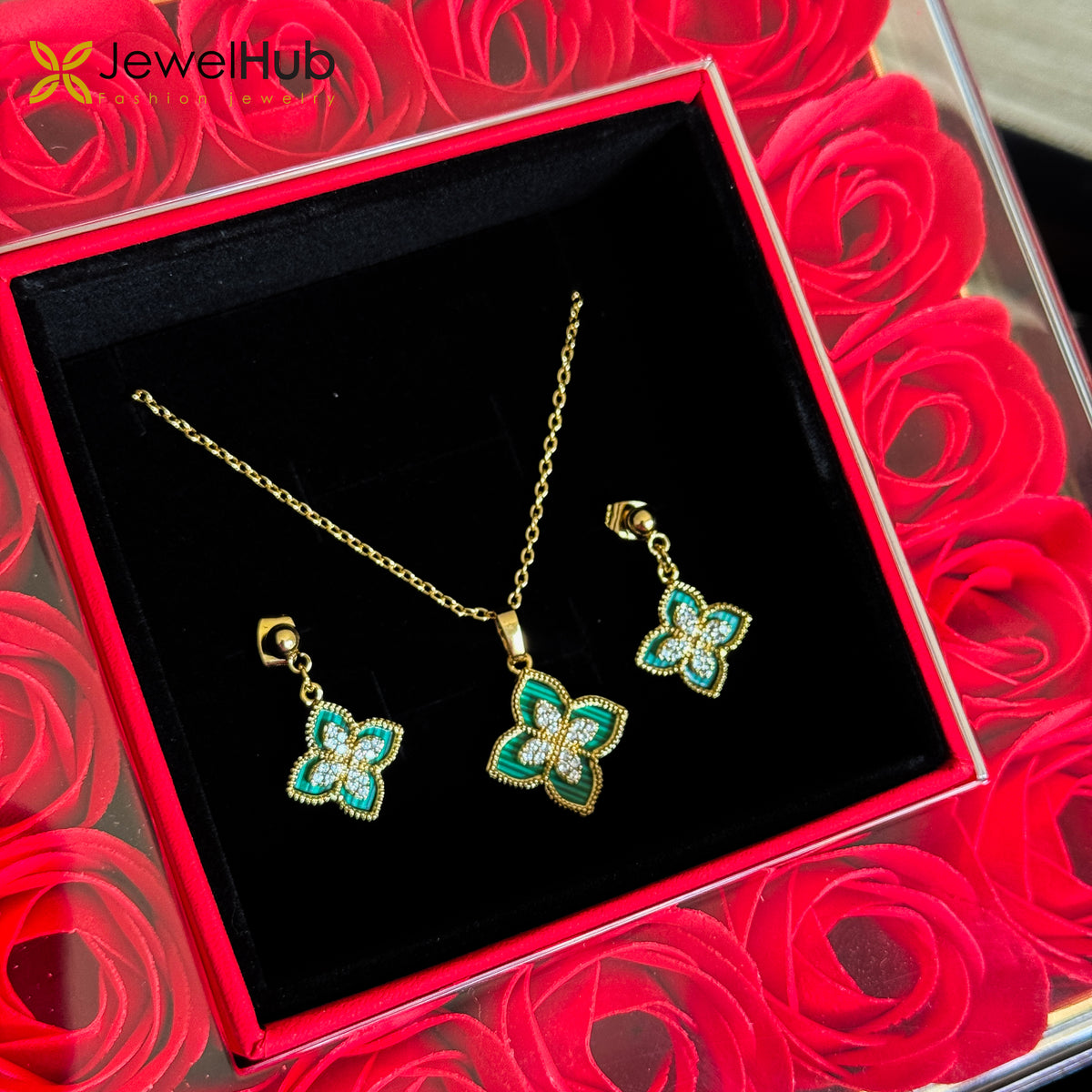 YUHE Clover Gold Set with Box