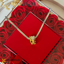 Load image into Gallery viewer, Love Necklace with a Snake Appeared Chain