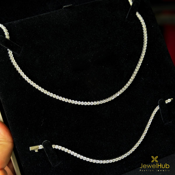 Silver Line Necklace – Sterling Silver 925