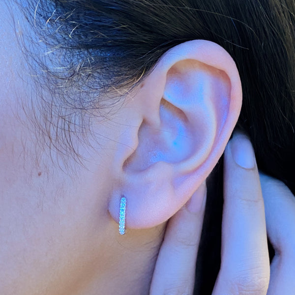 Tiny Shiny Hoop Earrings