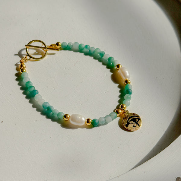 Horus Pearl Bracelet