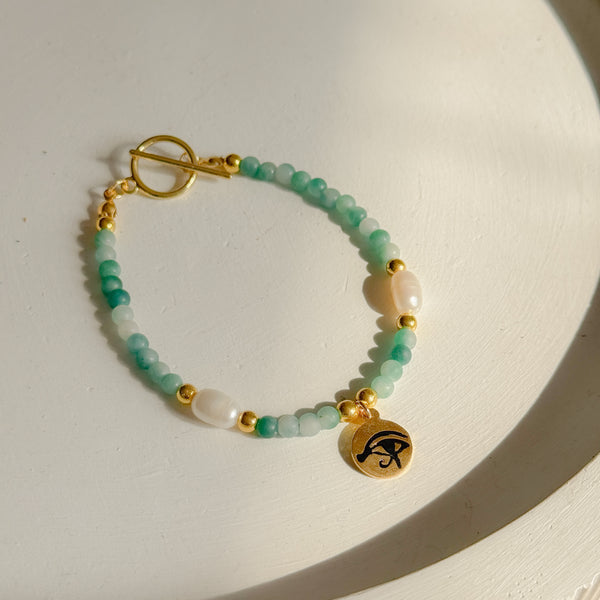 Horus Pearl Bracelet