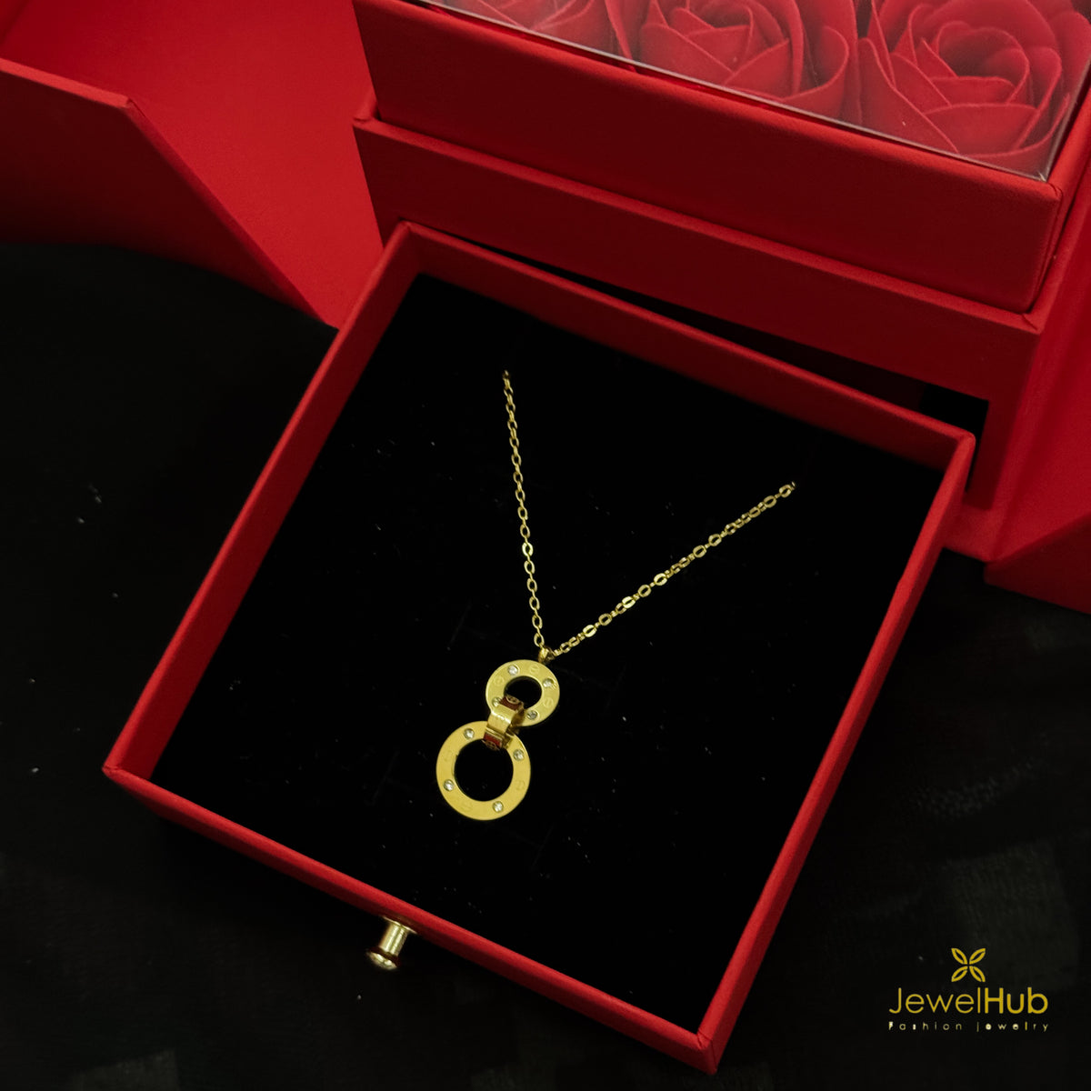 Infinity Circles Necklace