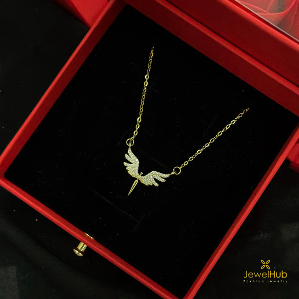 Minimalist Angel Wings Necklace