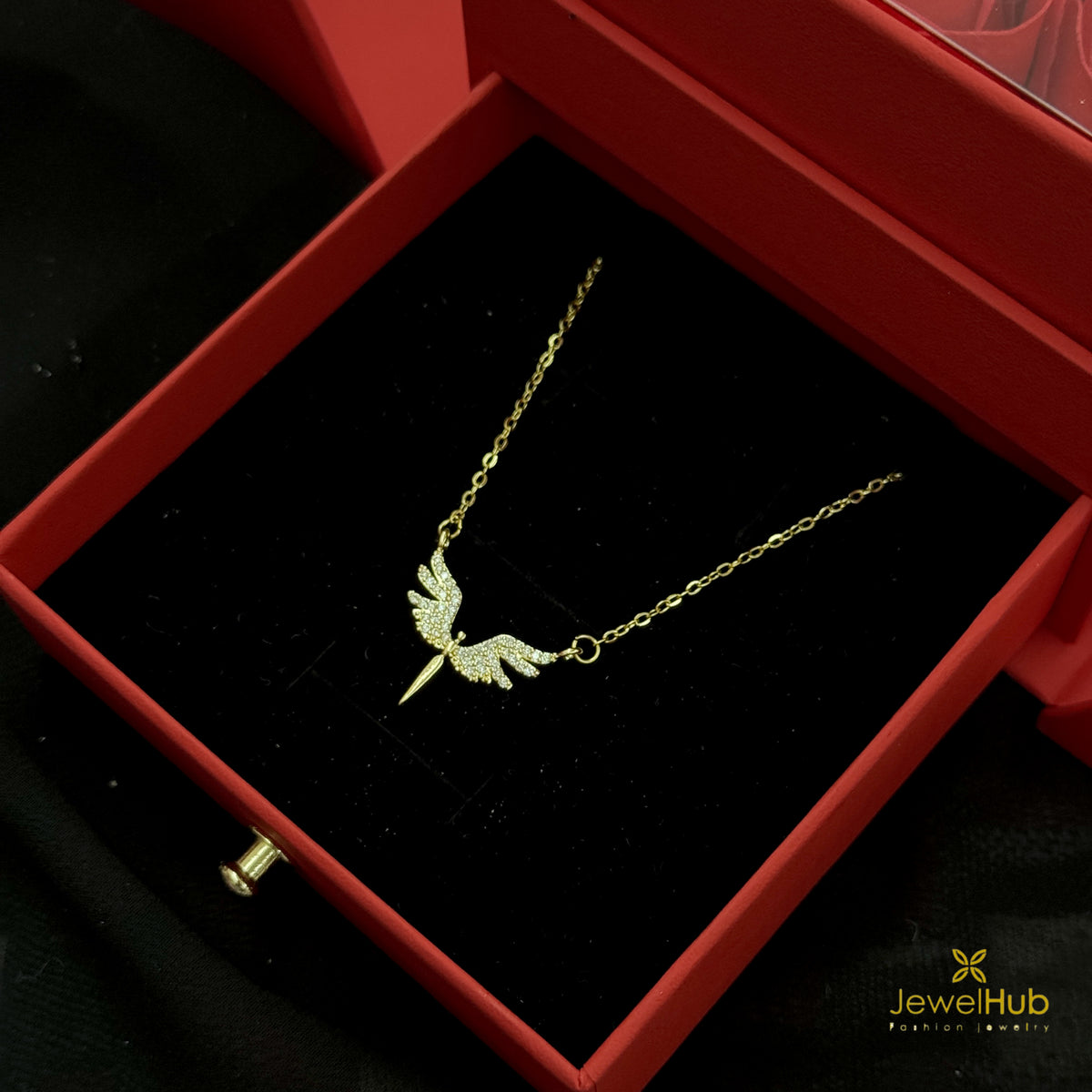 Minimalist Angel Wings Necklace