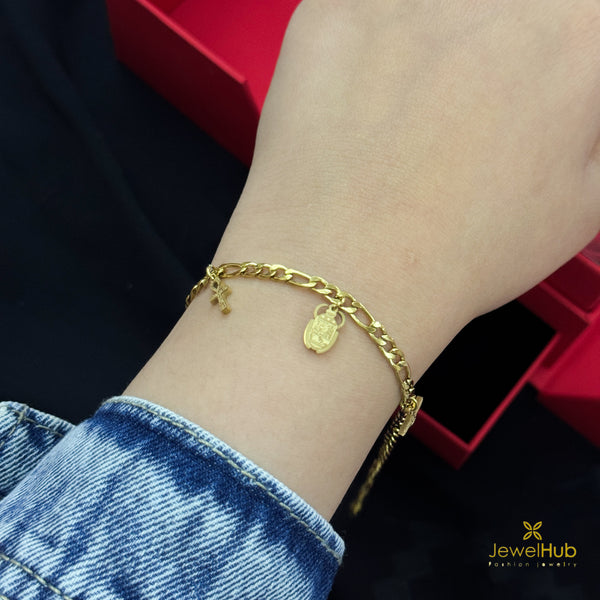 Pharaonic Charms Figaro Bracelet