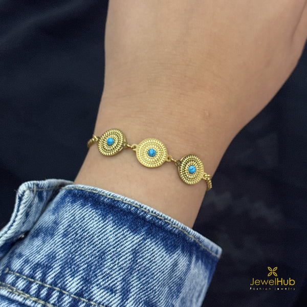 Halo Turquoise Bracelet