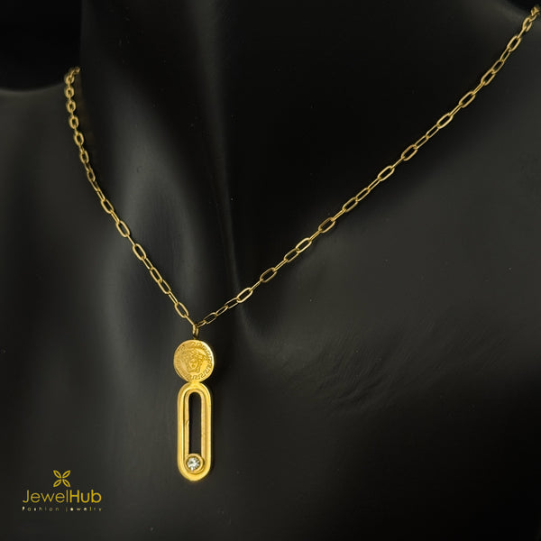 قلادة فيرساتشي بسلسلة كريستالية