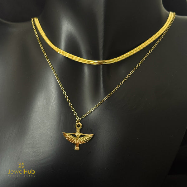 Isis Serpent Duo Necklace