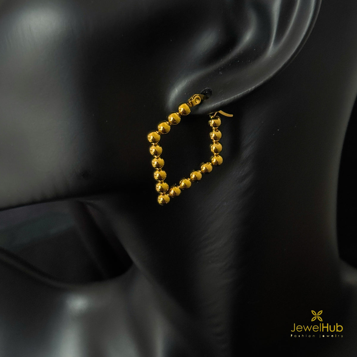 Golden Spiral Duo Earring