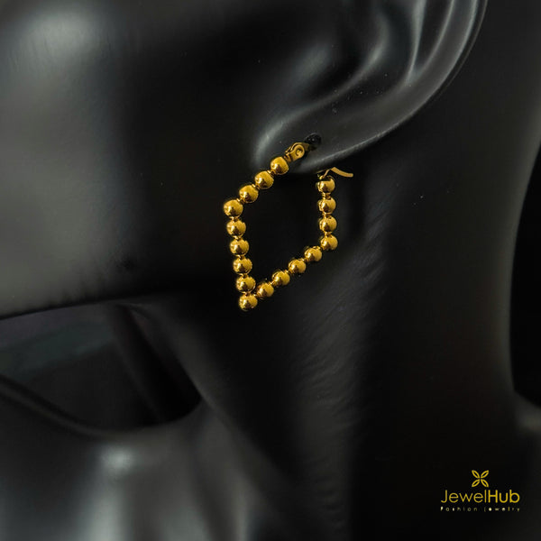 Golden Spiral Duo Earring