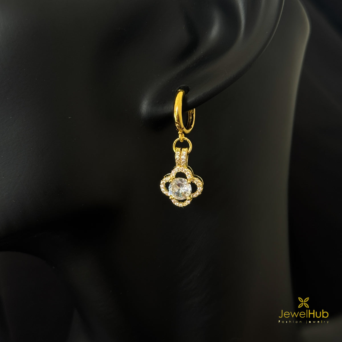 Mini Van Cleef CZ Earring