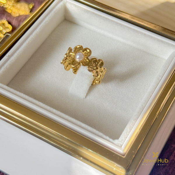 Pearl Blossom Ring