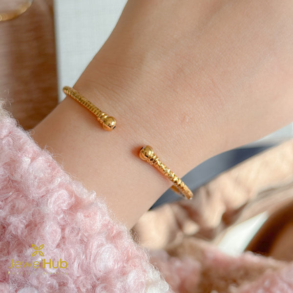 YouBella Silver and Gold Bangle