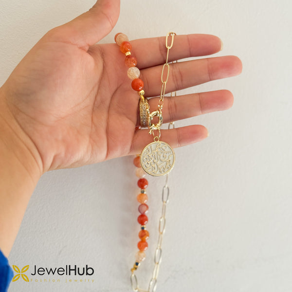 Sunset Serenity Locket Necklace