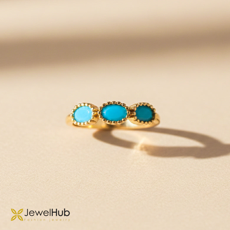 Azure Trio Ring