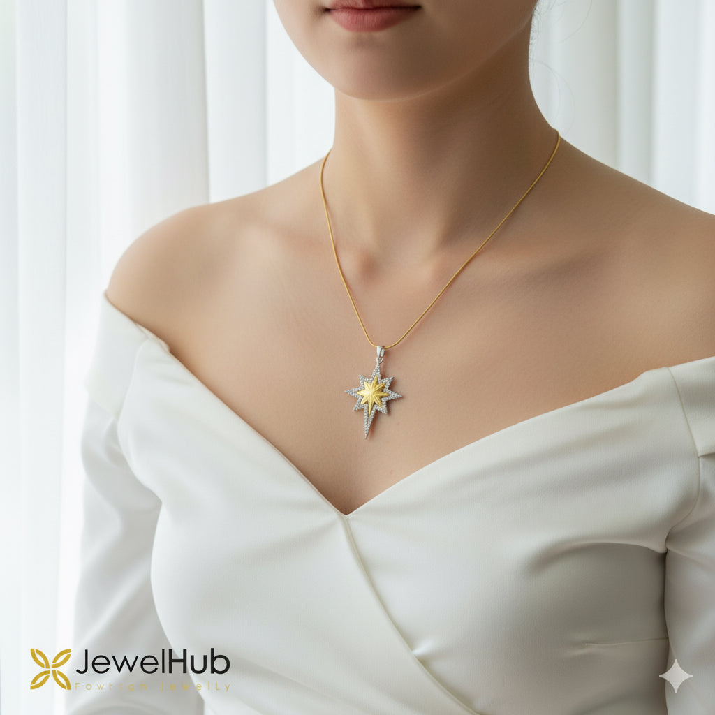 Silver Sunshine Necklace