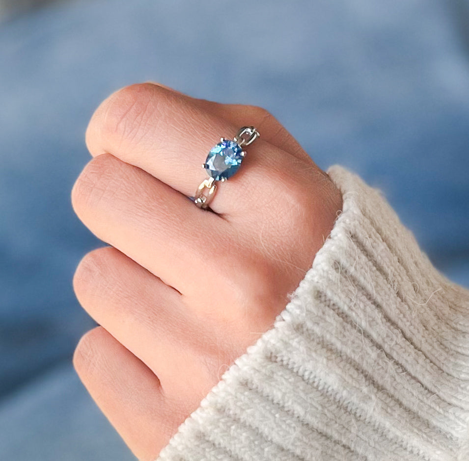 Morganite Gemstone Ring