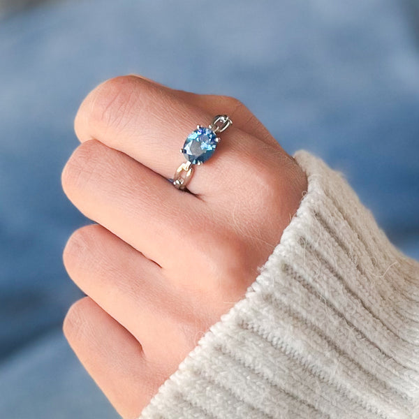 Morganite Gemstone Ring