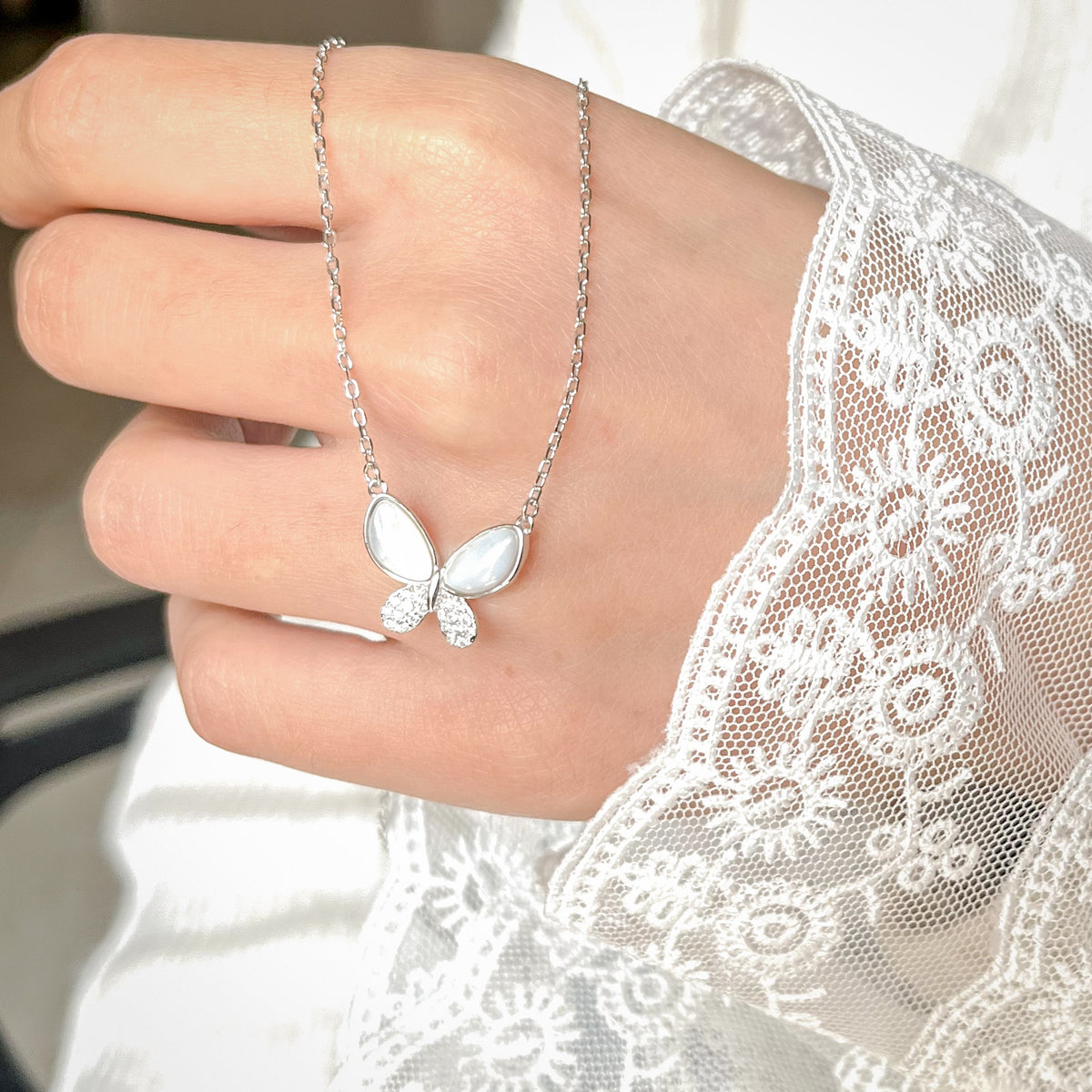 Butterfly Pendant Necklace