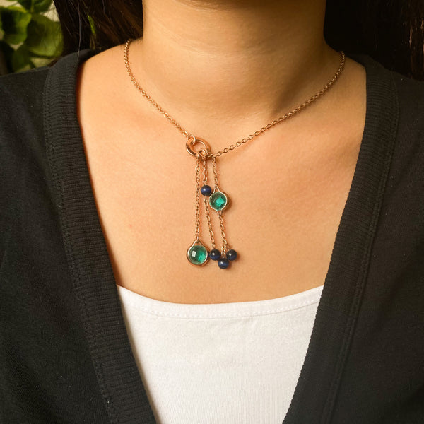 Green Drops Necklace