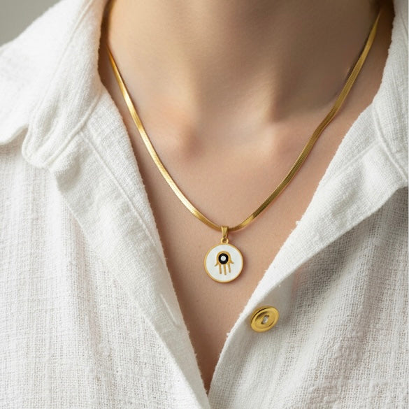 Glow Evil Eye Necklace