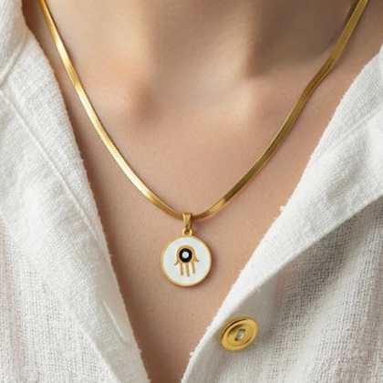 Glow Evil Eye Necklace