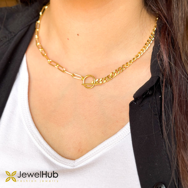 Dual Chain Toggle Necklace