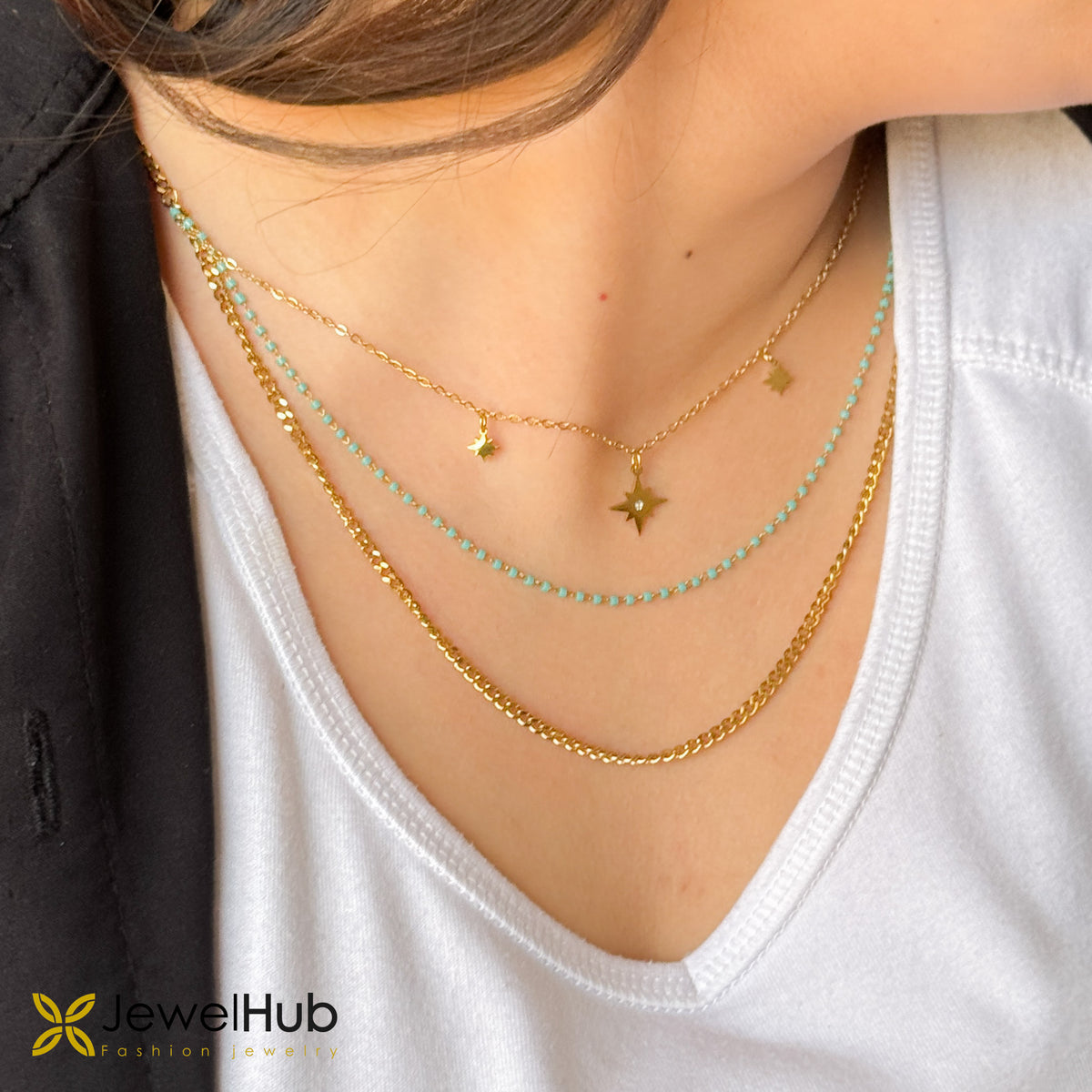 قلادة طبقات ضوء النجوم