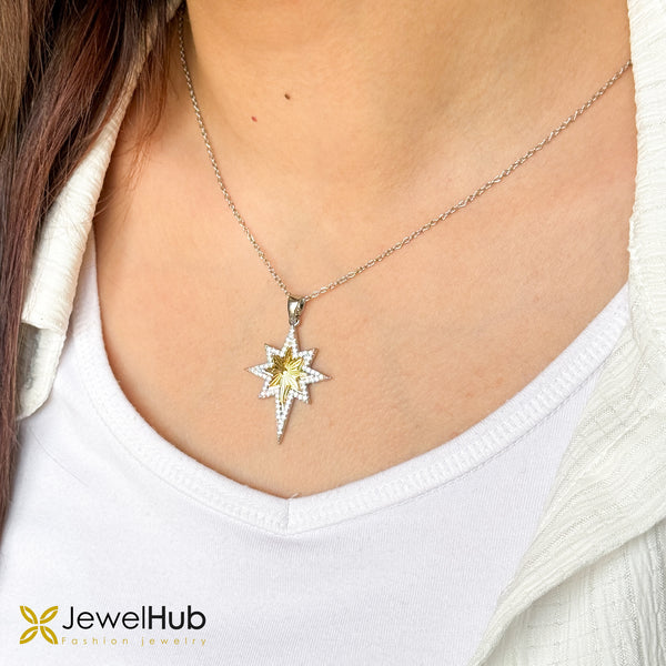 Silver Sunshine Necklace