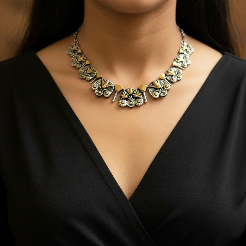 Lotus Petal Elegance Necklace