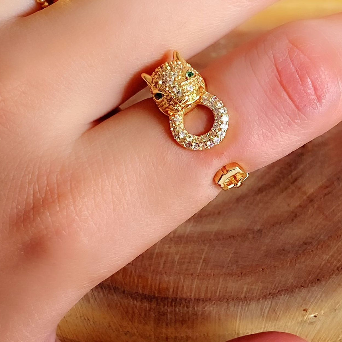 Panther Sparkle Ring