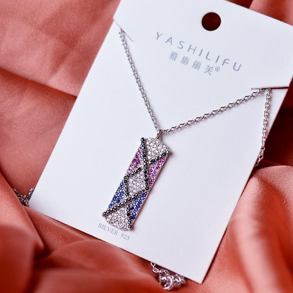 Geometric Spark Necklace