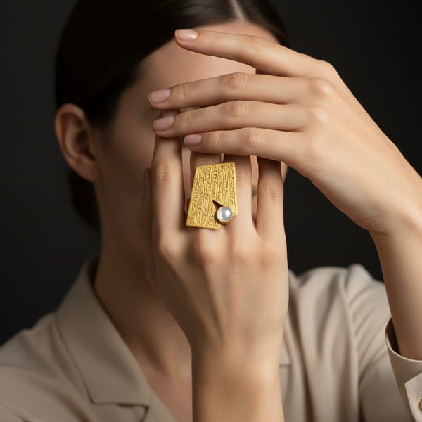 Pharaoh Pearl Ring