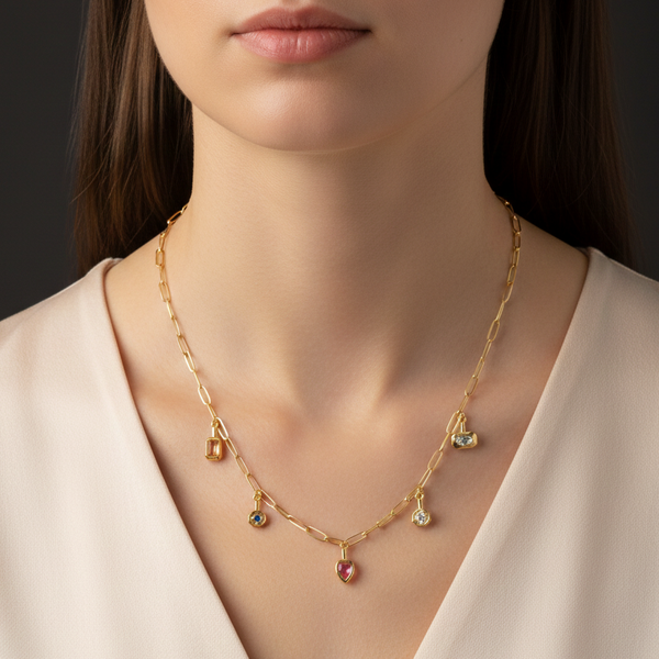 Golden Charms Necklace