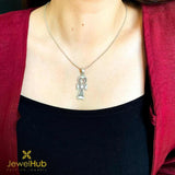 Ankh Key Of Life Sterling Silver Necklace